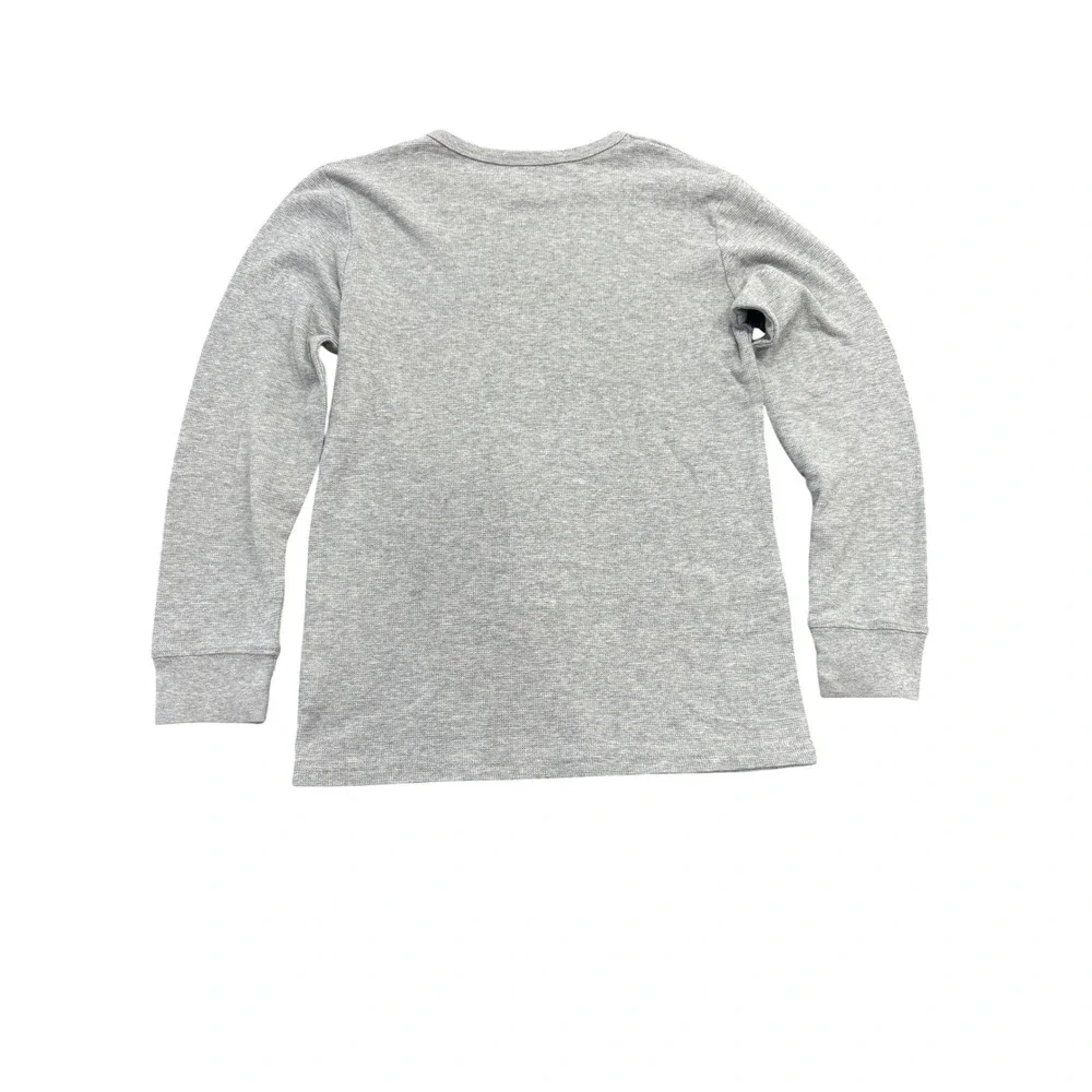 The Children's Place‎ Boys Gray Thermal Long Sleeve Shirt Size Large 10/12